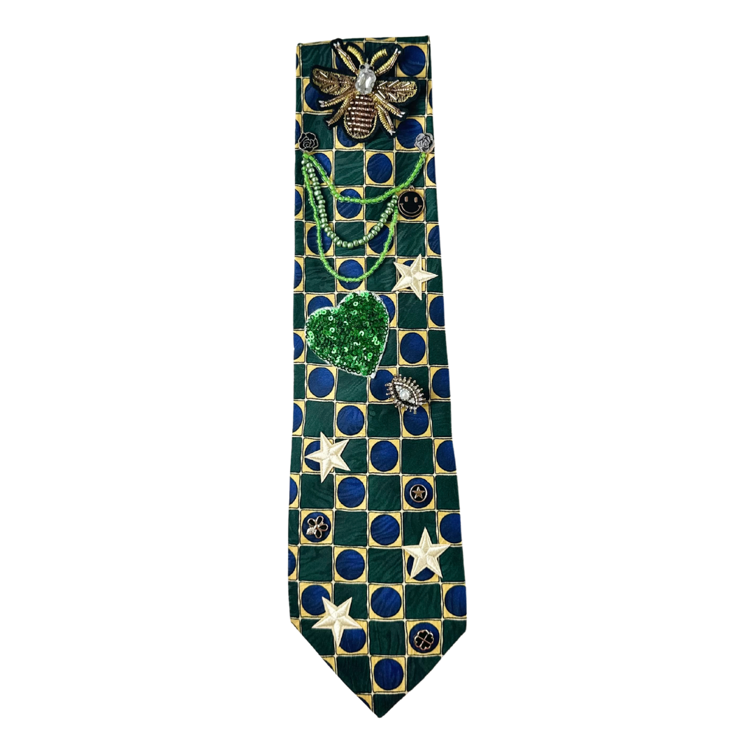 The Green Mystic Garden Tie