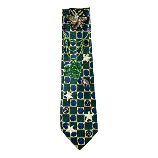 The Green Mystic Garden Tie